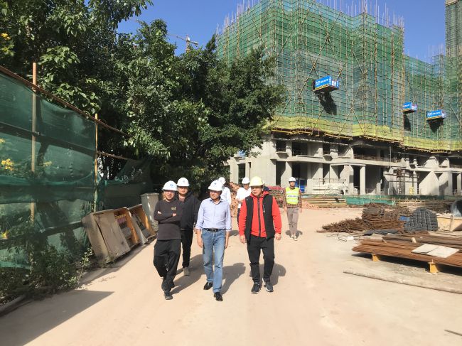 检查工地现场。。；；；；；莆氖 摄（修图）.jpg
